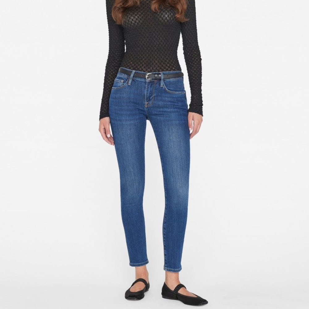 Frame Denim Le Skinny de Jeanne Crop Jeans Size 31
